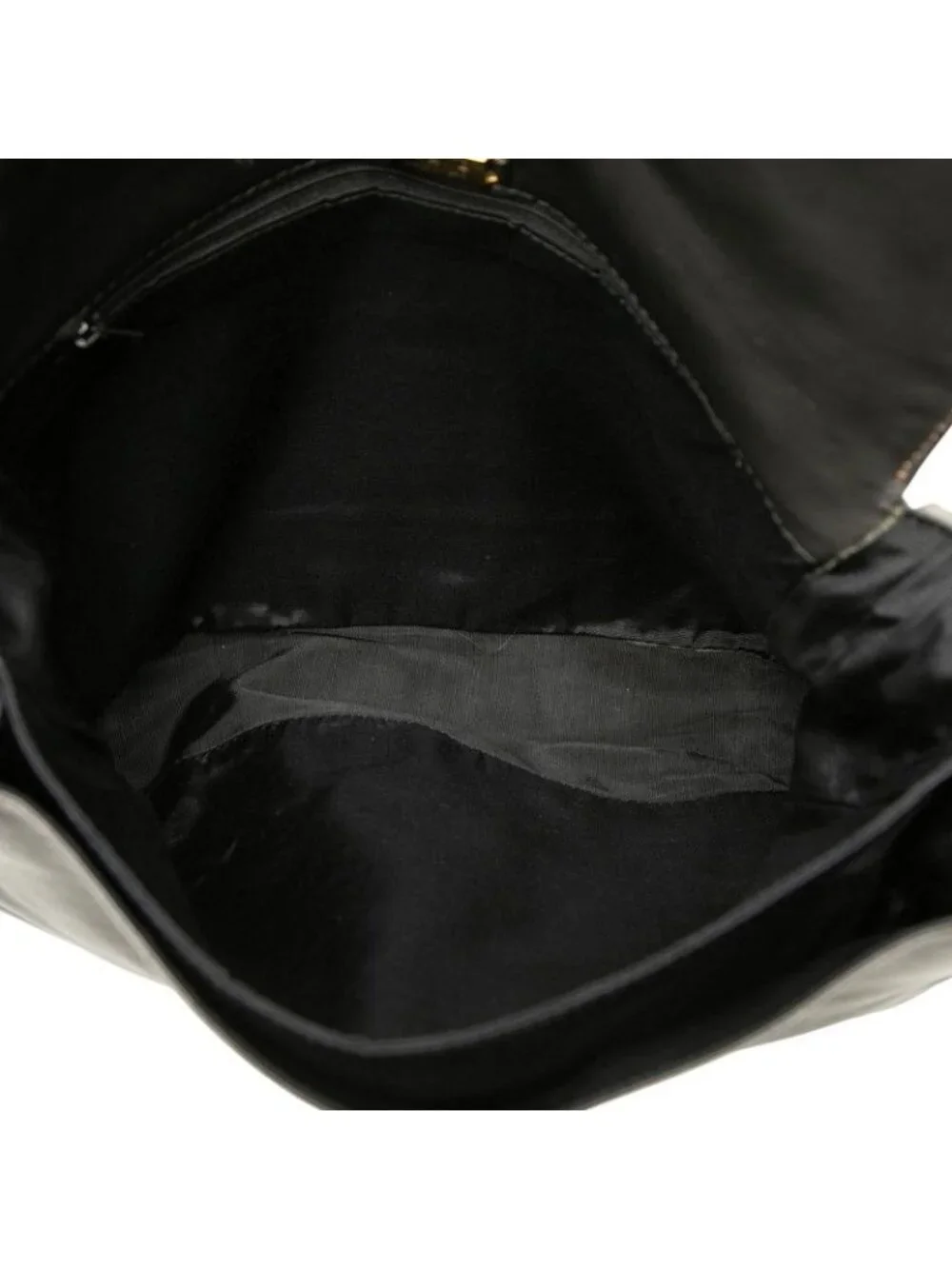 Loewe Anagram Shoulder Bag Black Leather